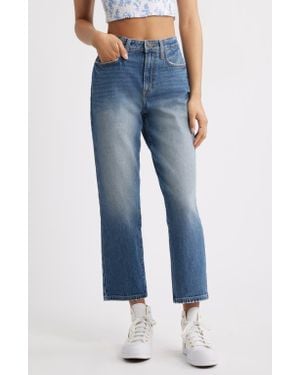 BP. '90S High Waist Ankle Straight Leg Jeans - Blue