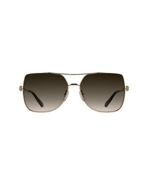 Kendra Scott Davie 60Mm Gradient Aviator Sunglasses - Multicolor