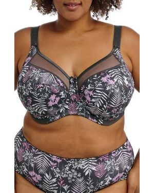 Goddess Kayla Full Figure Underwire Bra - Gray