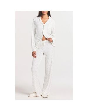 Skims Soft Lounge Pajamas - White