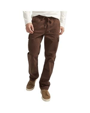 Silver Jeans Co. Pull-On Twill Cargo Pants - Brown