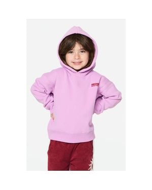 Rip Curl Kids' Surf Graphic Cotton Hoodie - Purple