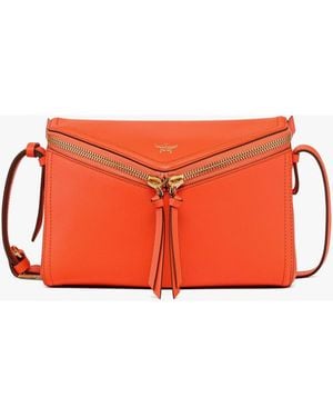 MCM Small Diamant 3D Shoulder Bag - Orange