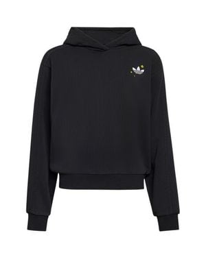 adidas Originals Kids' Short Hoodie - Black