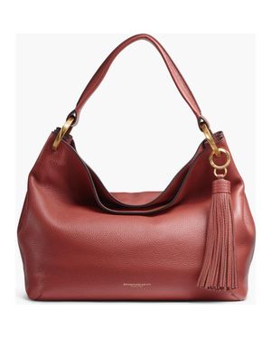 Donna Karan Glenwood Shoulder Bag - Red