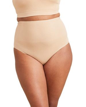 HATCH The Seamless Belly Brief - White