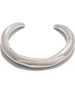 Alexis Molten Hinged Collar Necklace - Metallic