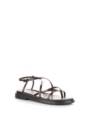 Bos. & Co. Cassia Ankle Strap Platform Sandal - Black