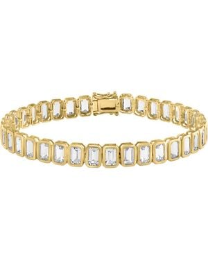 Effy 14K Emerald Cut Topaz Bracelet - Metallic