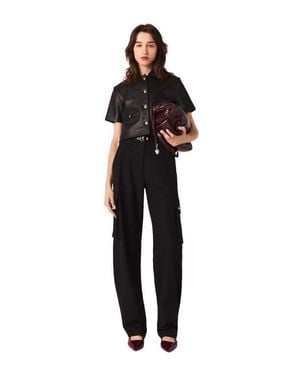 Maje Cargo Pants - Black