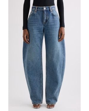 Alaïa Round Jeans - Blue