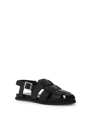 Voile Blanche Alice Fisherman Sandal - Black