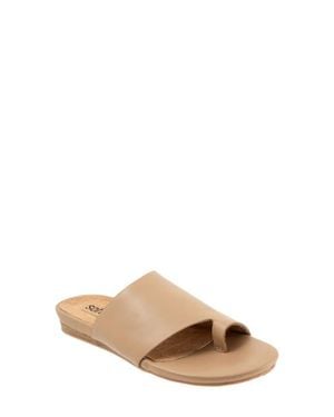 Softwalk Corsica 2.0 Toe Loop Sandal - Brown