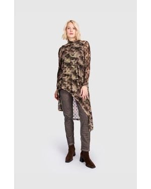 Alembika Rune Mesh Hi-Lo Tunic - Multicolor