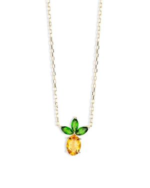 Bony Levy 14K Pineapple Pendant Necklace - White