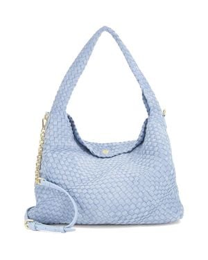 Dune Deliberate L Woven Shoulder Bag - Blue