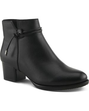 Spring Step The Reeder Block Heel Bootie - Black