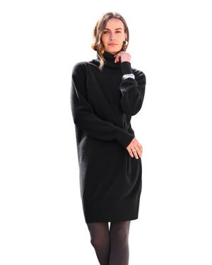 Celtic & Co. Geelong Turtleneck Midi Dress - Black