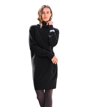 Celtic & Co. Geelong Turtleneck Midi Dress - Black