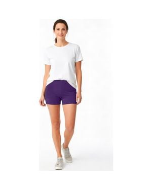 City Threads USA-Made Soft 100% Cotton Boy Style Bike Short - Blue