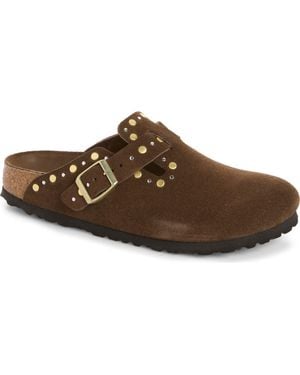Birkenstock Boston Rivets Clog - Brown
