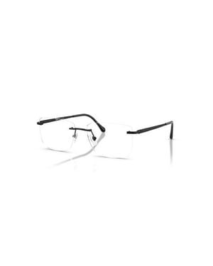 Sferoflex 55Mm Square Optical Glasses - Black