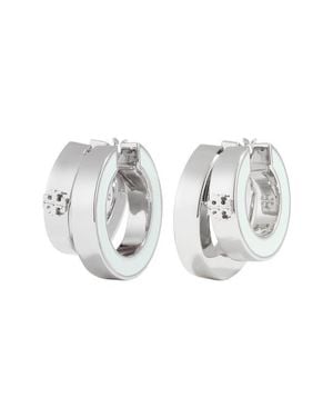 Tory Burch Kira Double Hoop Earrings - Multicolor