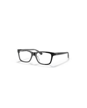 Ray-Ban 48Mm Square Optical Glasses - Black