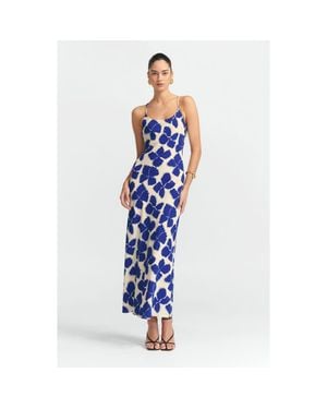 ST MRLO Gemma Slip Dress - Blue