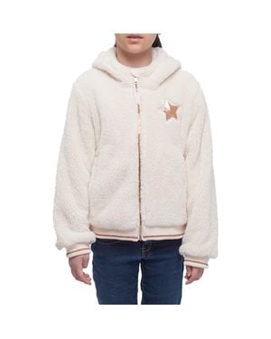 Rokka&Rolla Kid's Cozy Fleece Jacket - Natural