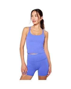 Fabletics Principal Built-In Bra Tank - Blue