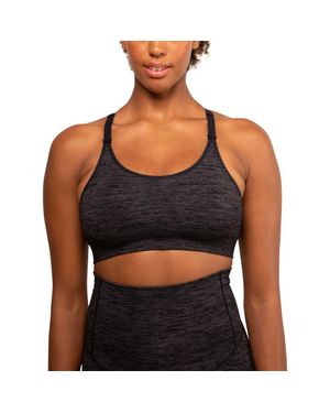 Modern Eternity Maternity Layla Yoga Racer Back Nursing Bra - Black