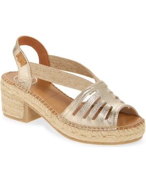Toni Pons Dima Espadrille Sandal - Metallic