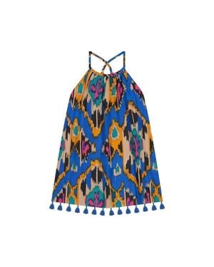 MER ST BARTH Mini Chantal Dress - Blue