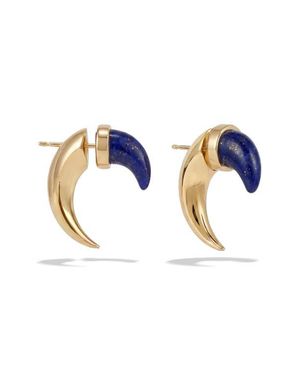 Awe Inspired X Jhené Aiko Stone Saber-Tooth Front/Back Earrings - Blue