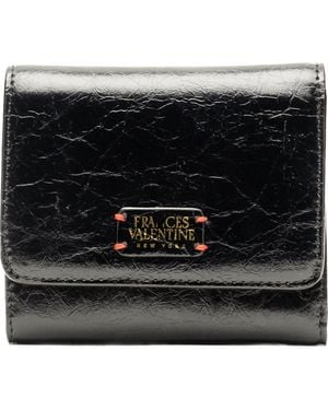 Frances Valentine Perfect Leather Trifold Wallet - Black