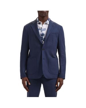 Bugatchi Aerolinen Linen Blend Sport Coat - Blue