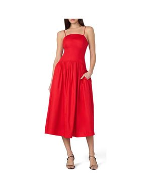 Joe's Jeans The Mara Sleeveless Midi Dress - Red