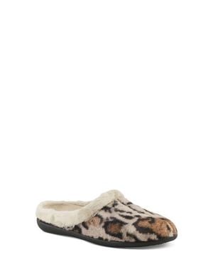 Flexus by Spring Step Fairsky Leo Faux Fur Scuff Slipper - Multicolor