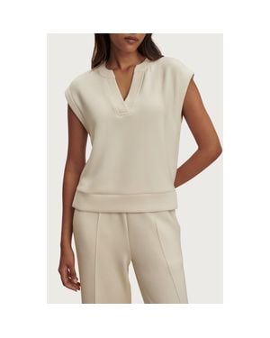 Varley Delphi V-Neck Tank - Natural