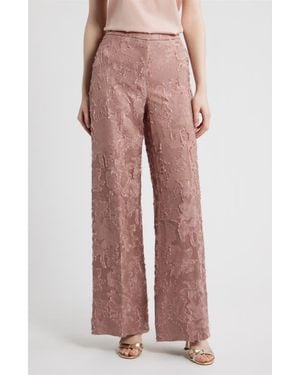 Kobi Halperin Alma Floral Jacquard Pants - Pink