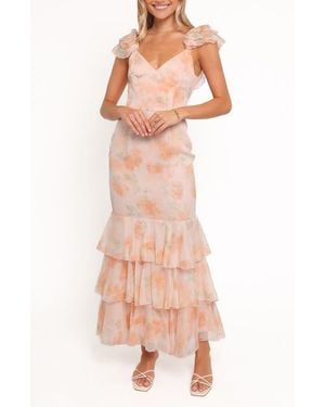 Petal & Pup Lydia Ruffle Sleeveless Maxi Dress - Multicolor