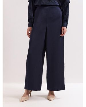 Phase Eight Beccy Satin Trouser - Blue