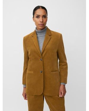 Masai Majaxi Long Sleeve Corduroy Blazer - Natural
