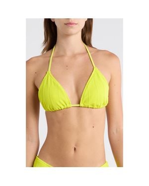 Rip Curl Vibe Surf Triangle Bikini Top - Yellow