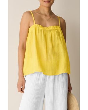 Eileen Fisher Organic Cotton Camsiole - Yellow