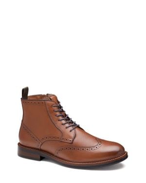 Johnston & Murphy Durham Waterproof Cap Toe Boot - Brown