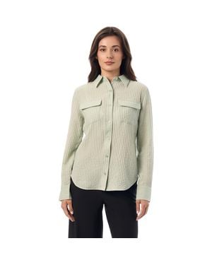 Equipment Long Sleeve Utility Shirt - Natural