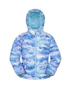 Mountain Warehouse Childrens/Kids Seasons Watercolor Padded Jacket - Blue