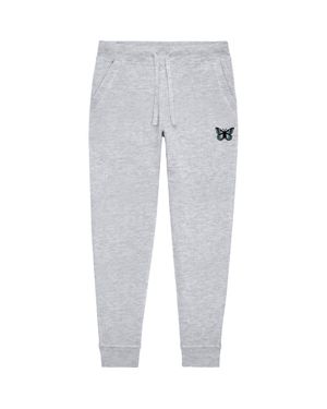 Alix Butterfly Midweight Fleece Jogger Pant - Gray